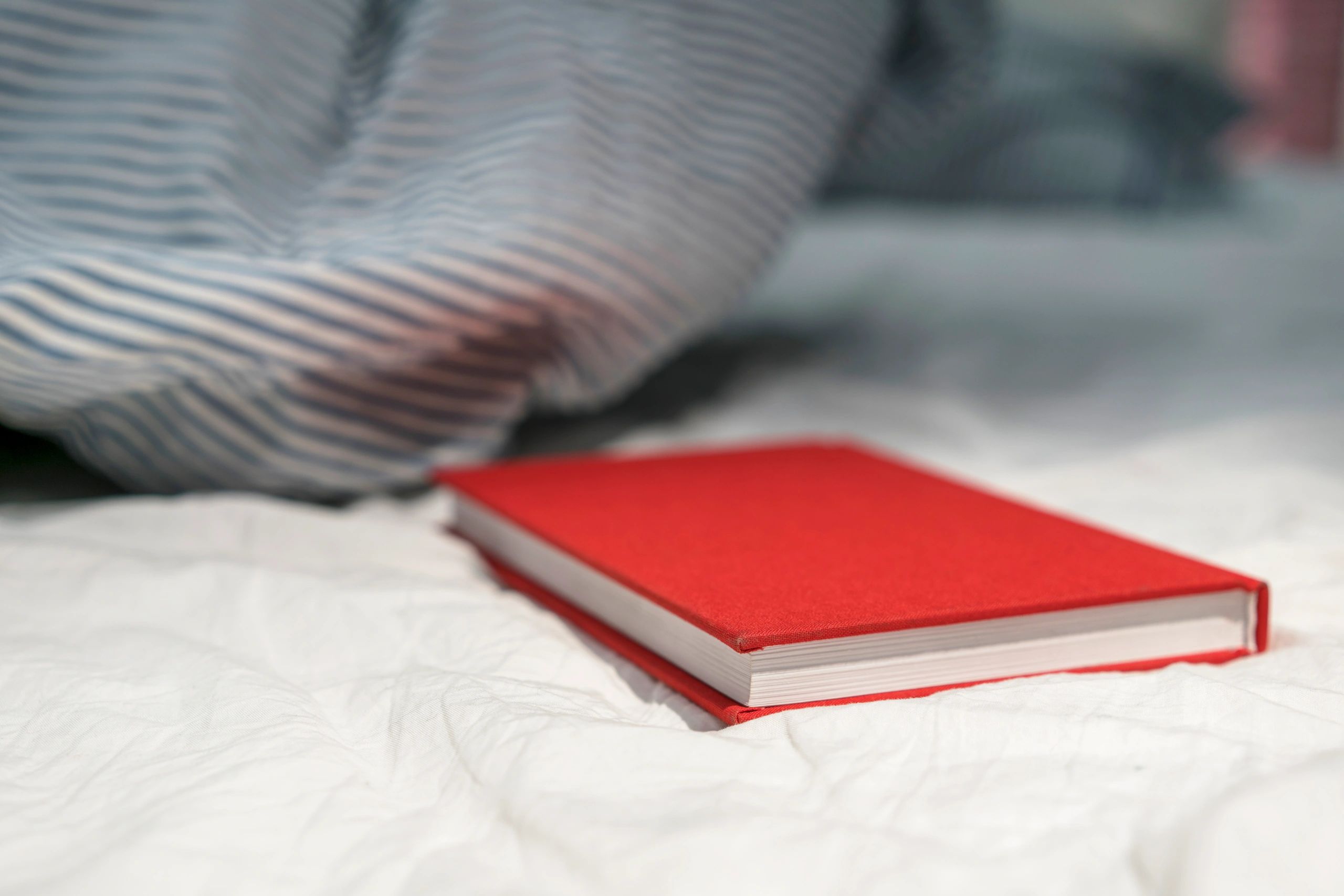 Book on bed